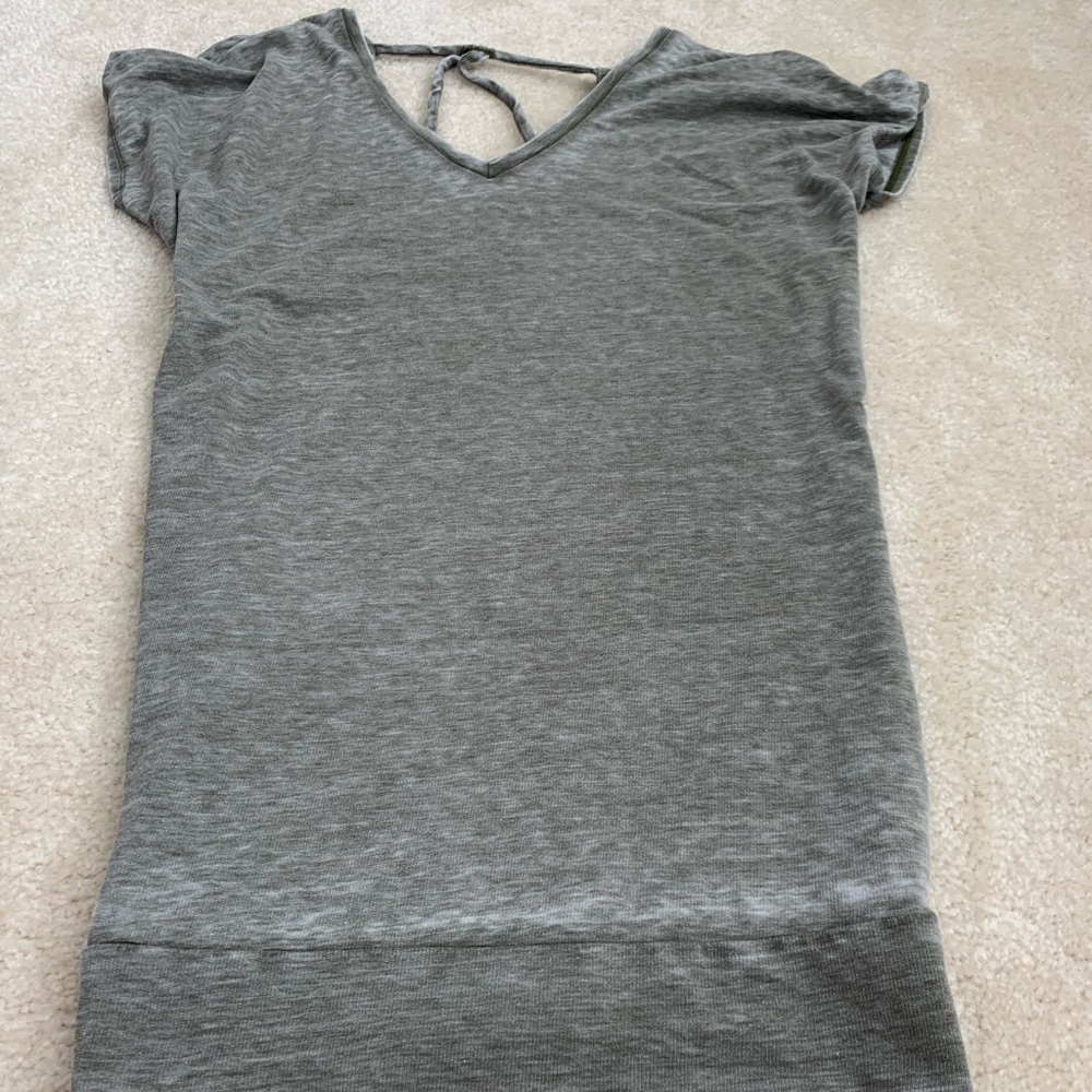 Olive Green Express One Eleven Dolman Tshirt dress
